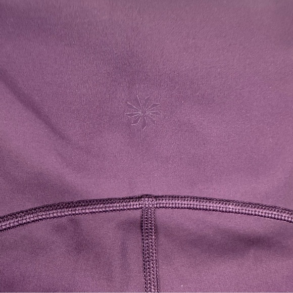 Athleta Hiit It Mesh Capri Purple Size Large - Picture 5 of 10